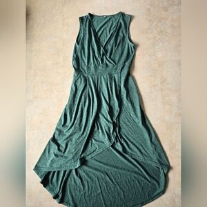 Halara Large Green High/Low dress